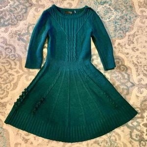 Women’s Size small 3/4 Sleeve knit Sweater Dress